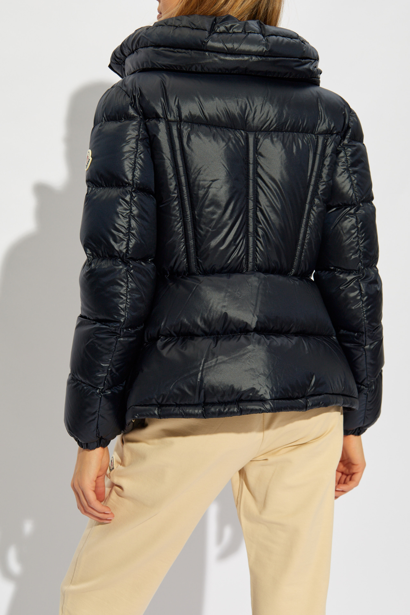 Navy blue `Douro` Jacket Moncler - moncler cayeux wool blend